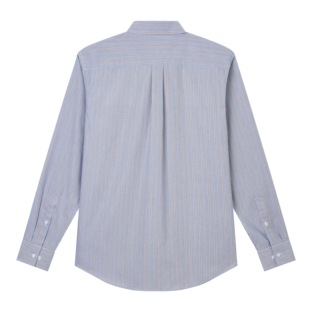 Men’s Cotton Oxford Wrinkle Free Long-Sleeve Shirt