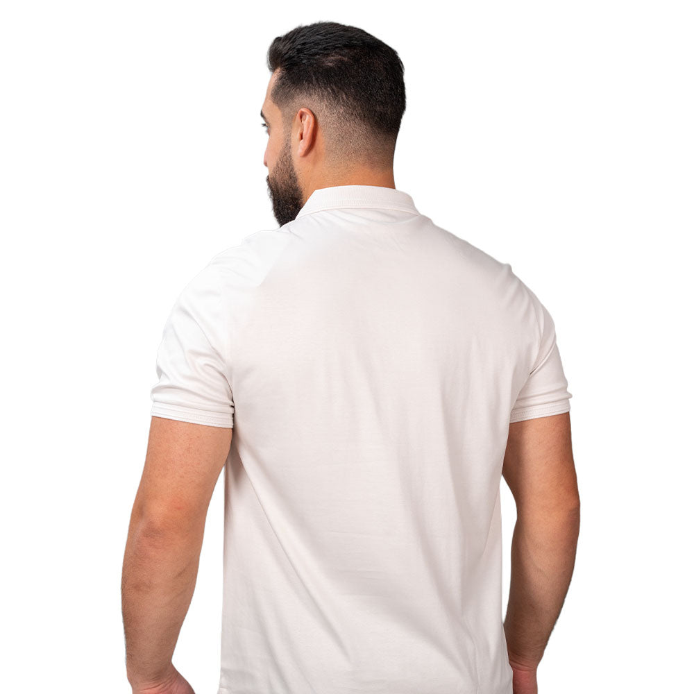 Men's Slim Fit Interlock Polo With Embroidery - Liquid Touch