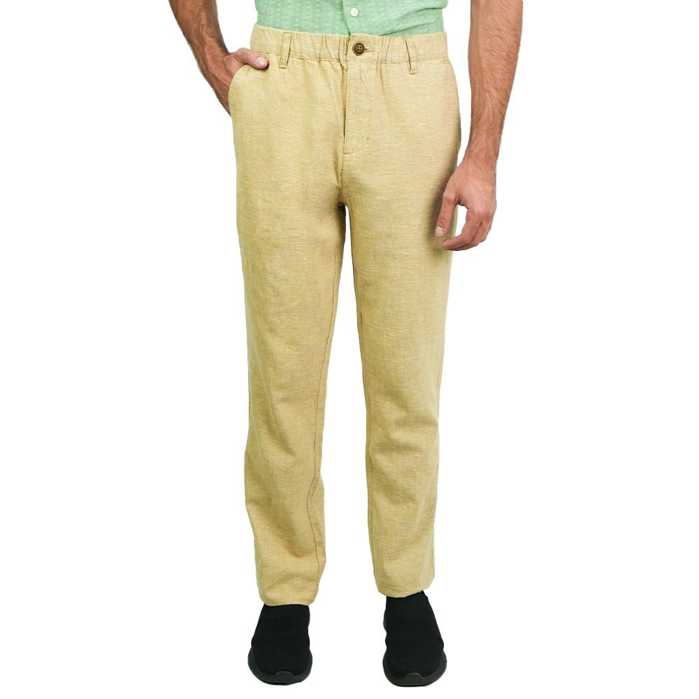 Men's Slim Taper Linen Cotton Khakis