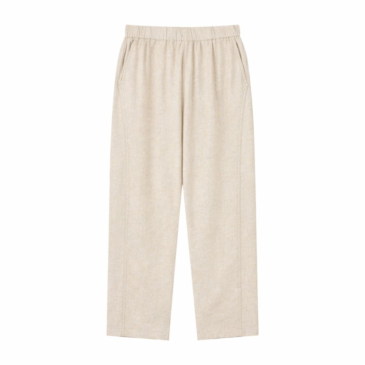Women's Regular Taper Linen-Cotton Pants