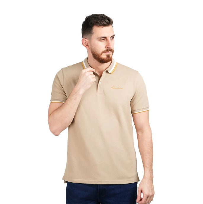 Men's Classic Slim Fit Polo with Signature Embroidery