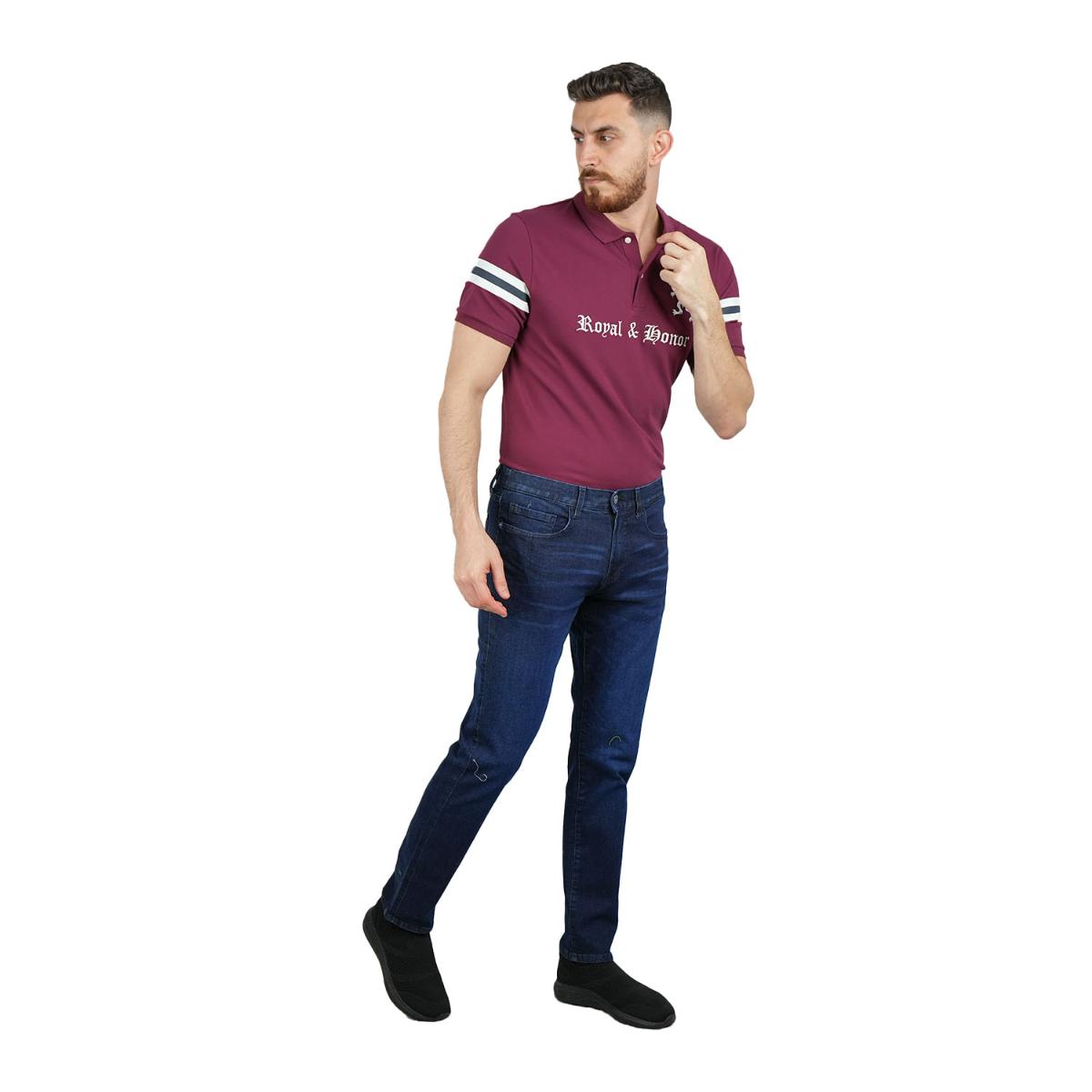 Men’s Stretch Denim Low Rise Skinny Tapered Jeans (180° Expandable Waistband)