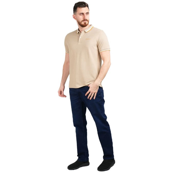 Men's Classic Slim Fit Polo with Signature Embroidery