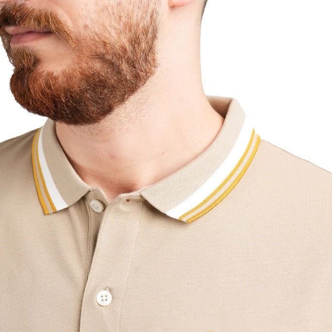 Men's Classic Slim Fit Polo with Signature Embroidery