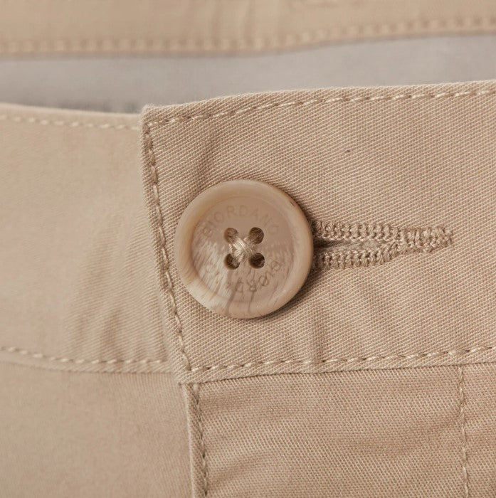 Man's Shorts Cotton/Spindex Twill Low Rise Slim Triple Bermuda