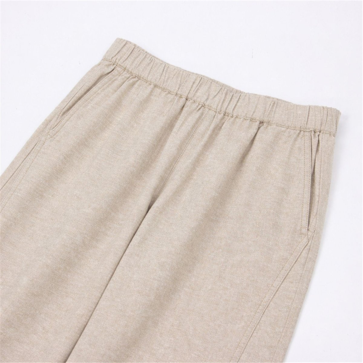 Women's Regular Taper Linen-Cotton Pants