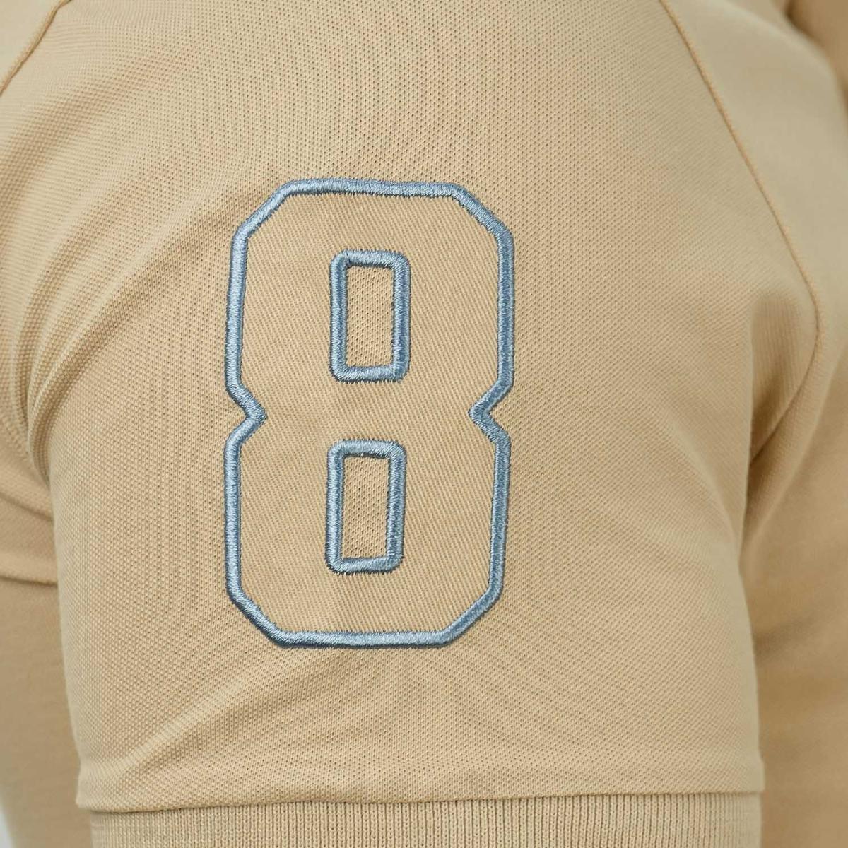 Men's Slim Fit Cotton Short Sleeve Napoleon Polo