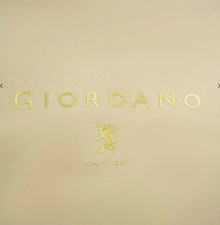 Men's Cotton Signature Print Slim Fit Tee