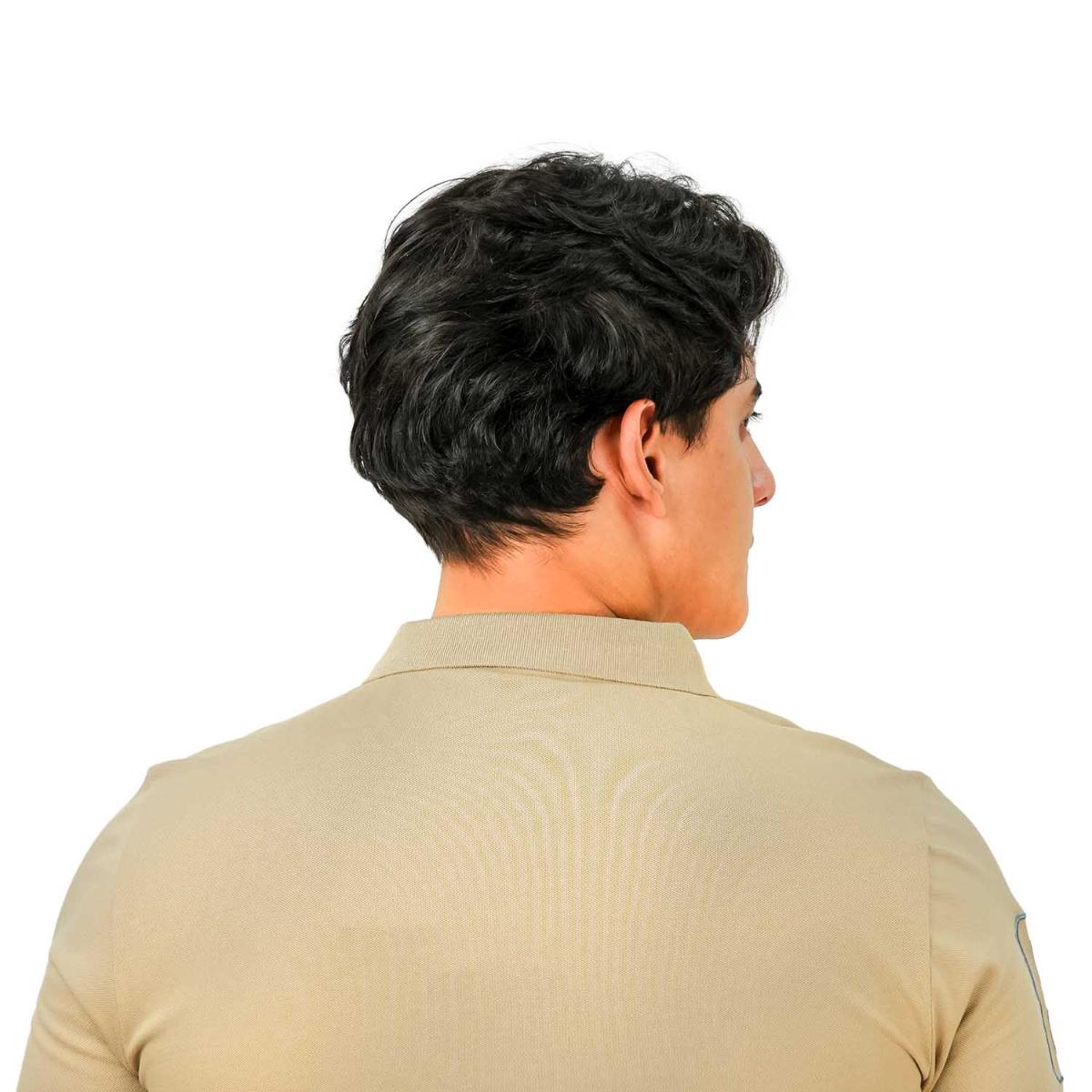 Men's Slim Fit Cotton Short Sleeve Napoleon Polo