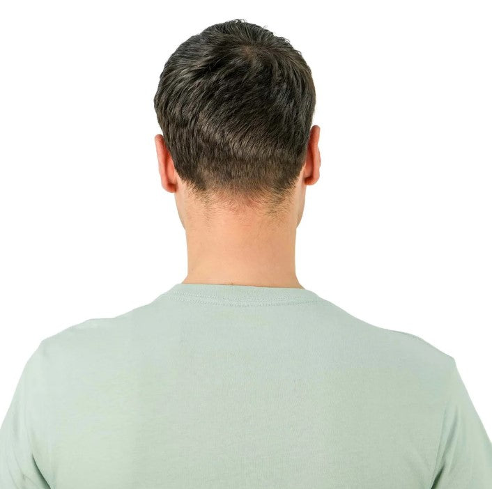 Men's Cotton Crewneck Tee With Signature Print