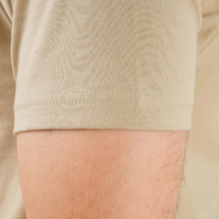 Men's Cotton Crewneck Tee With Signature Print