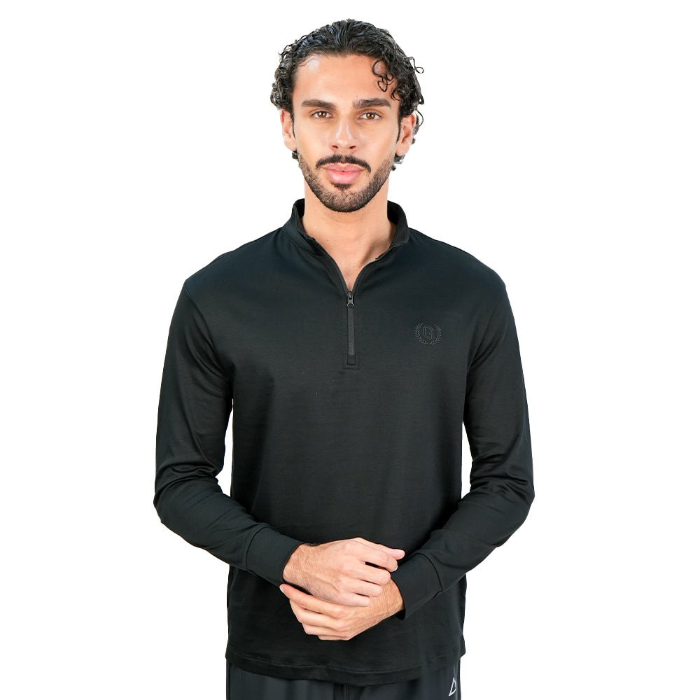 Men's Regular Liquid Touch Half-Zip Tee
