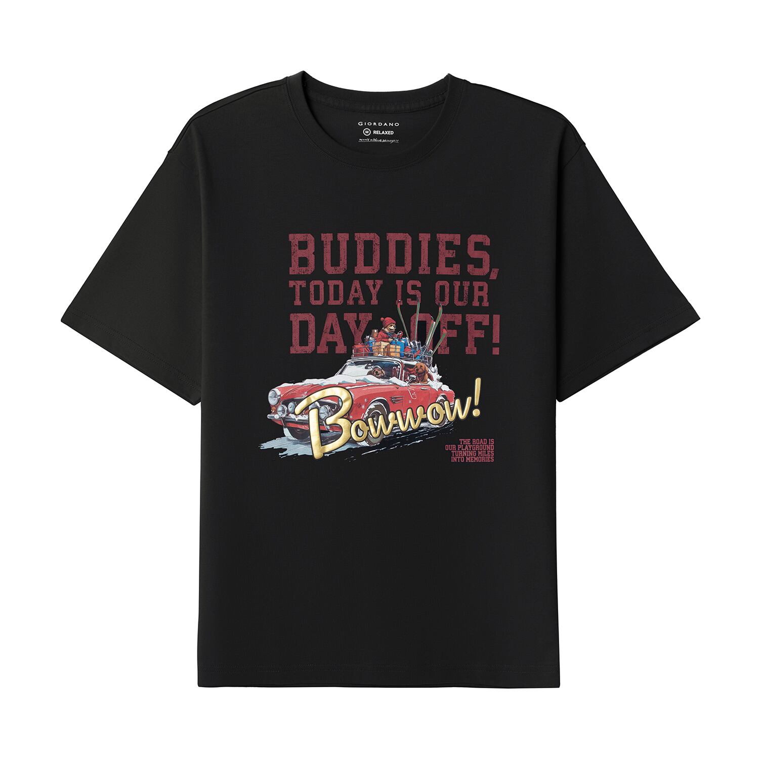 Men’S Graphic Print Cotton Jersey Tee – Relaxed Fit