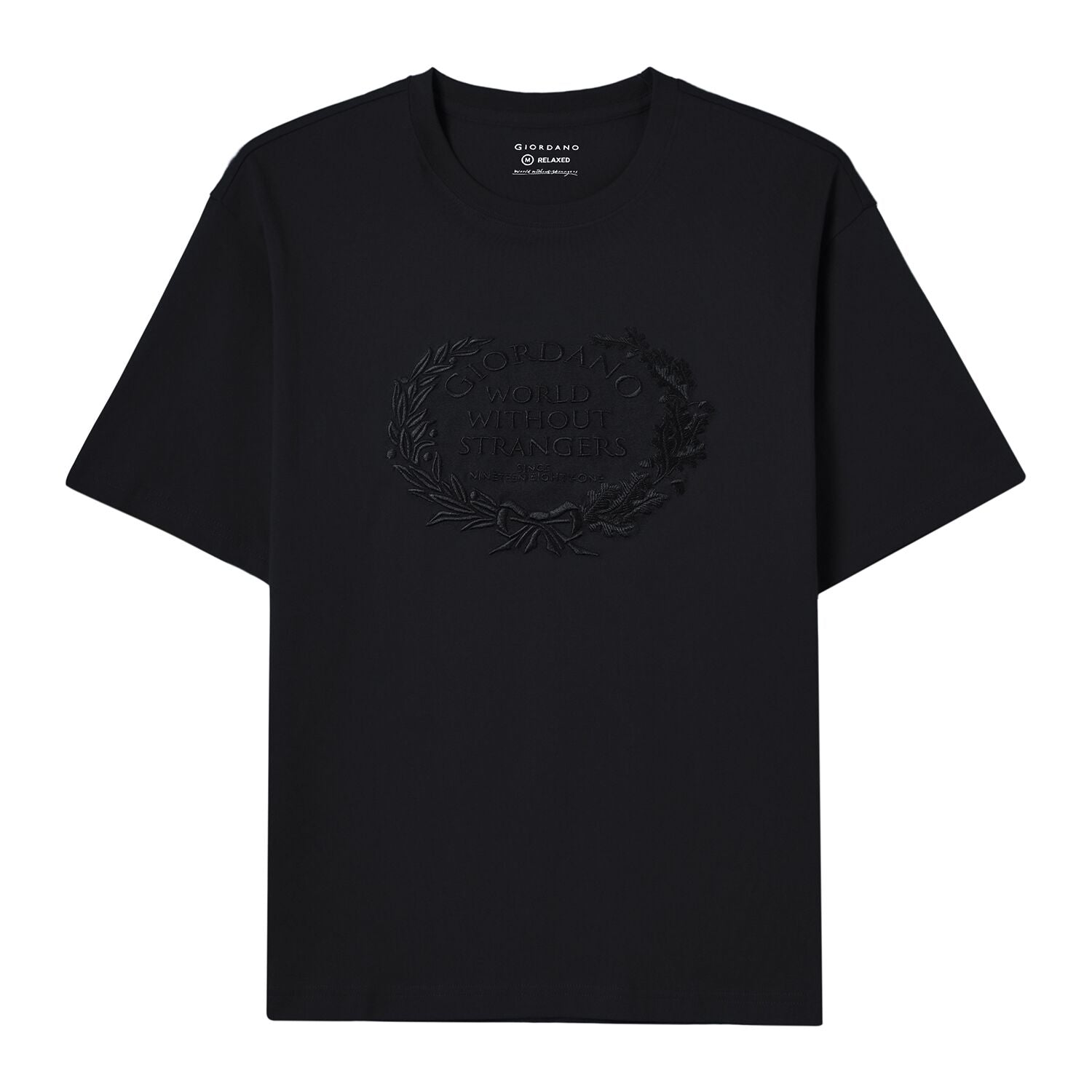 Men’S Relaxed Fit Printed Crew Neck Cotton Jersey Tee