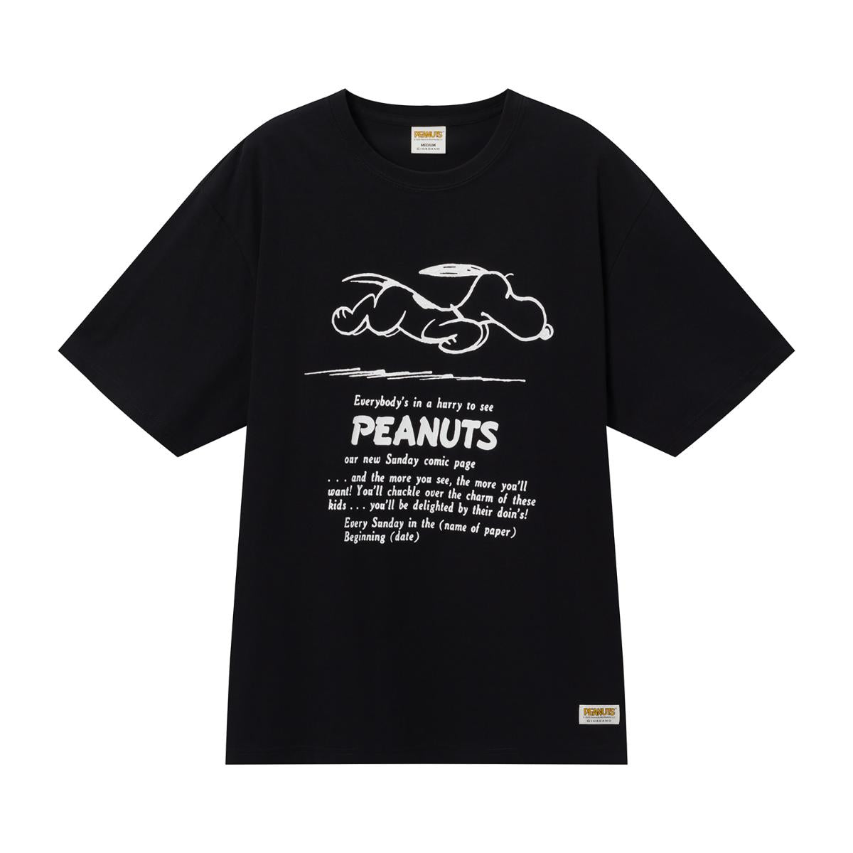 Men's Relaxed Snoopy Print Tee