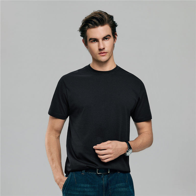 Men’s Slim Fit Cotton Crew Neck Tee