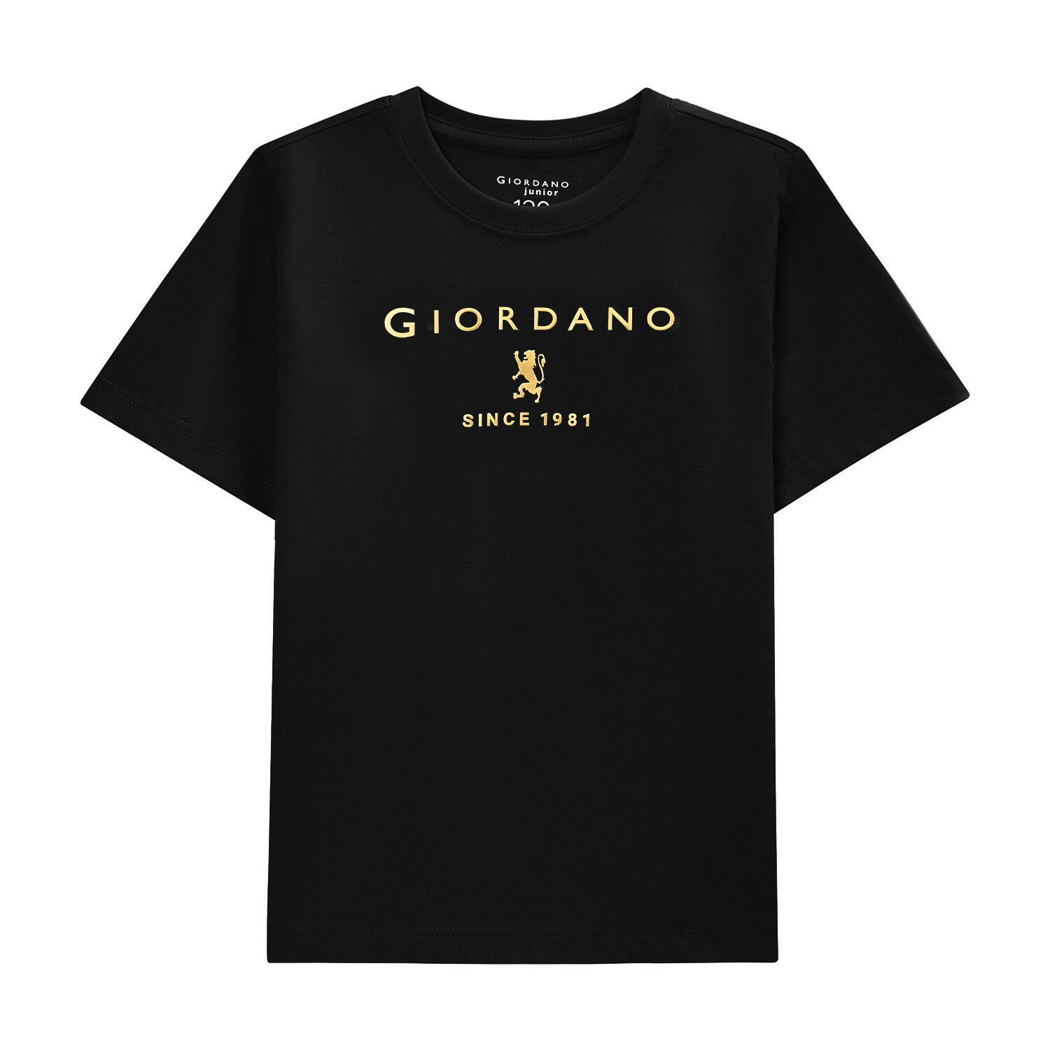 Kid's Regular Fit Cotton Crew Neck Printed Tee