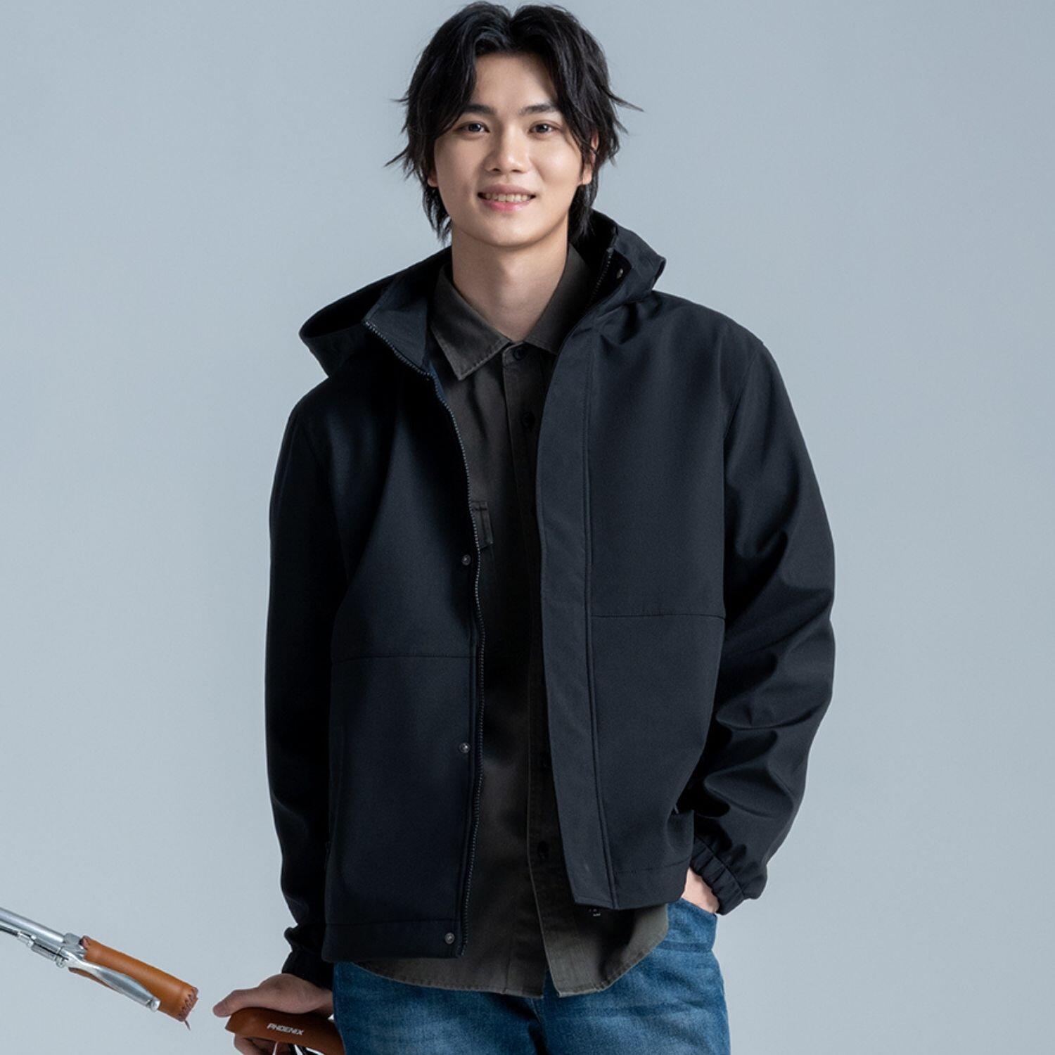 Men's Jacket Long Sleeve Relax Zipper