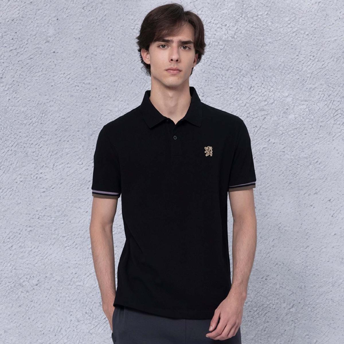 Men's Performance Polo: Classic Piqué, Tipped Collar, Embroidered Detail