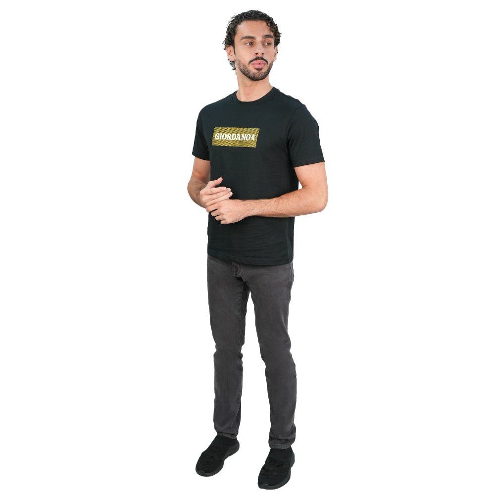Men's Slim Cotton Signature Graphic Print Tee