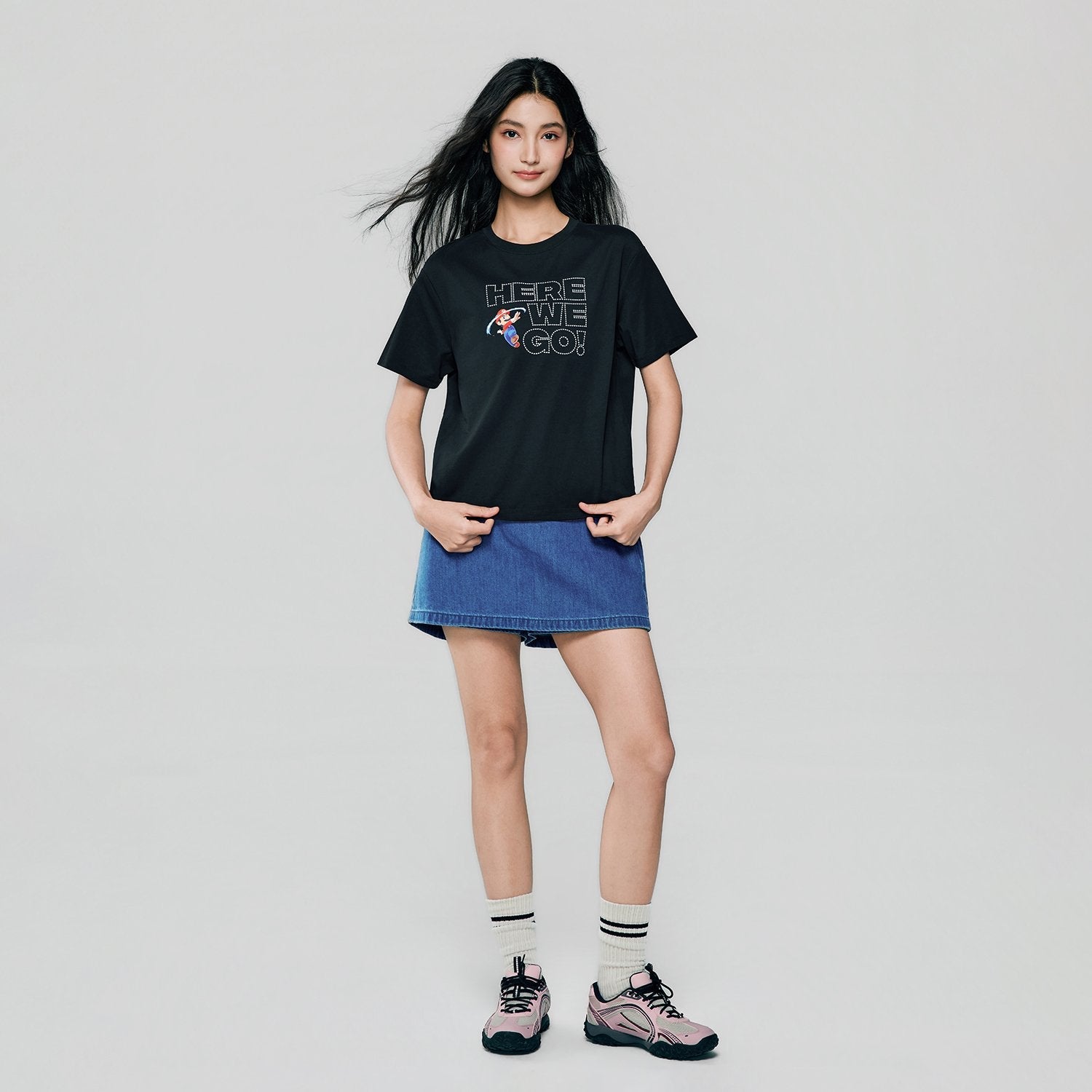 Women's Super Mario Relaxed PrintTee