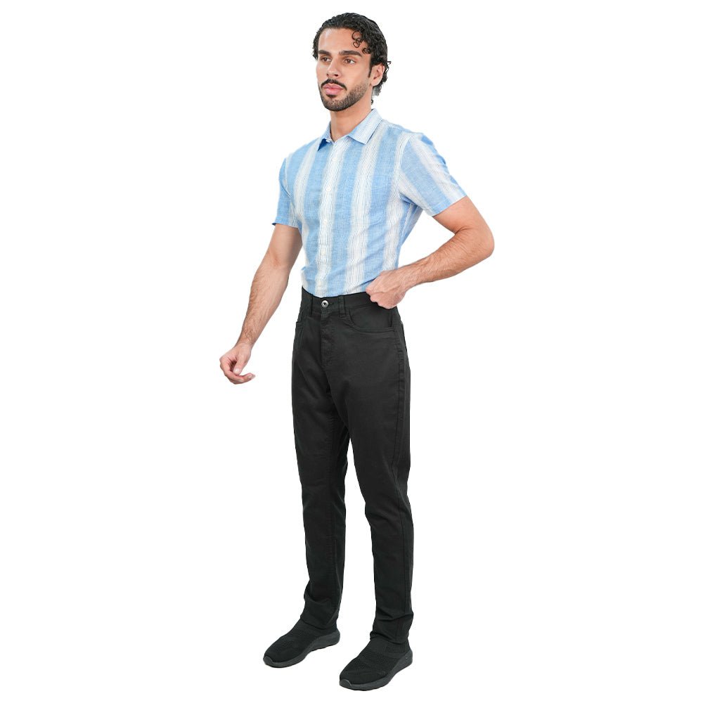Men’s Cotton Regular Taper Stretch Twill Khakis