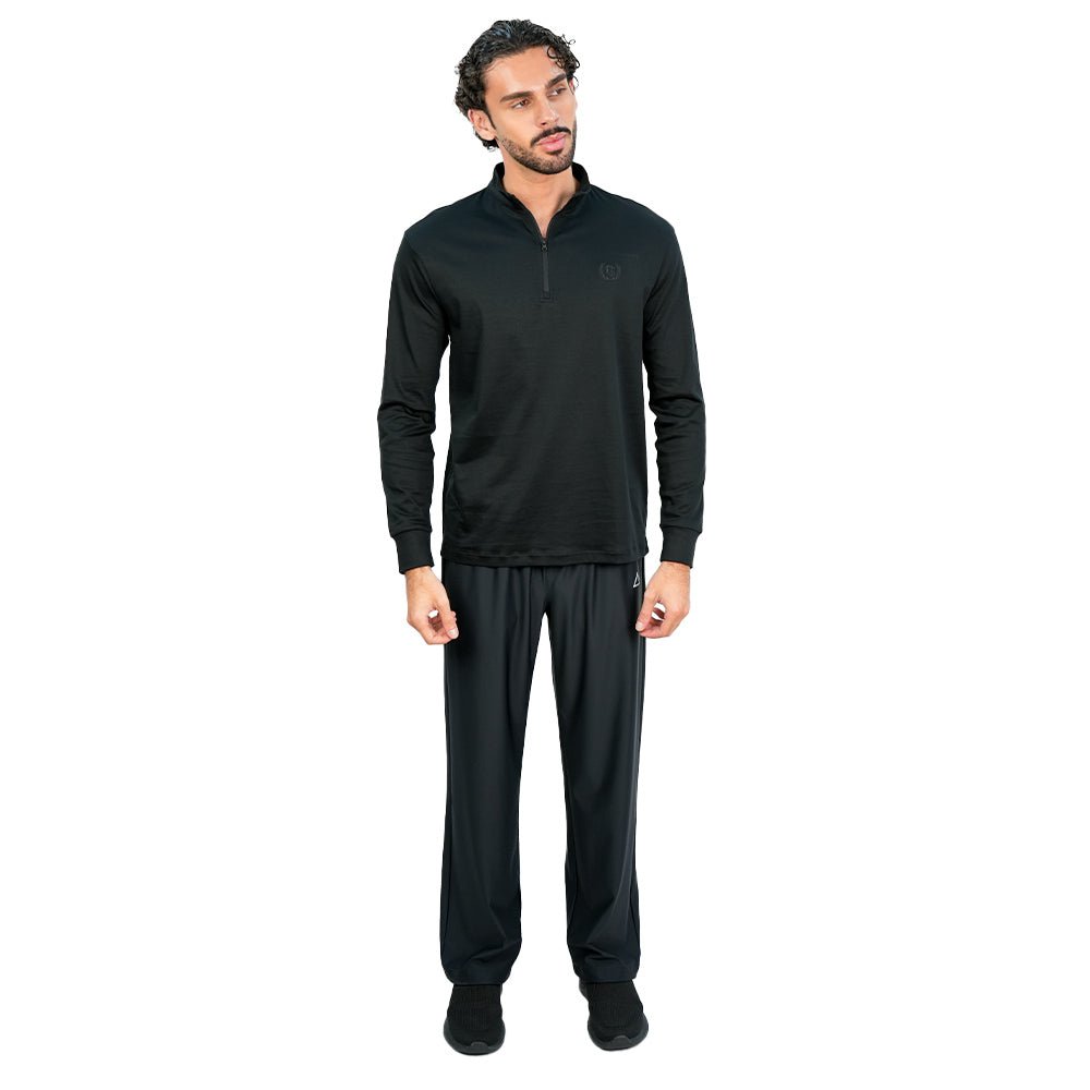 Men's Regular Liquid Touch Half-Zip Tee