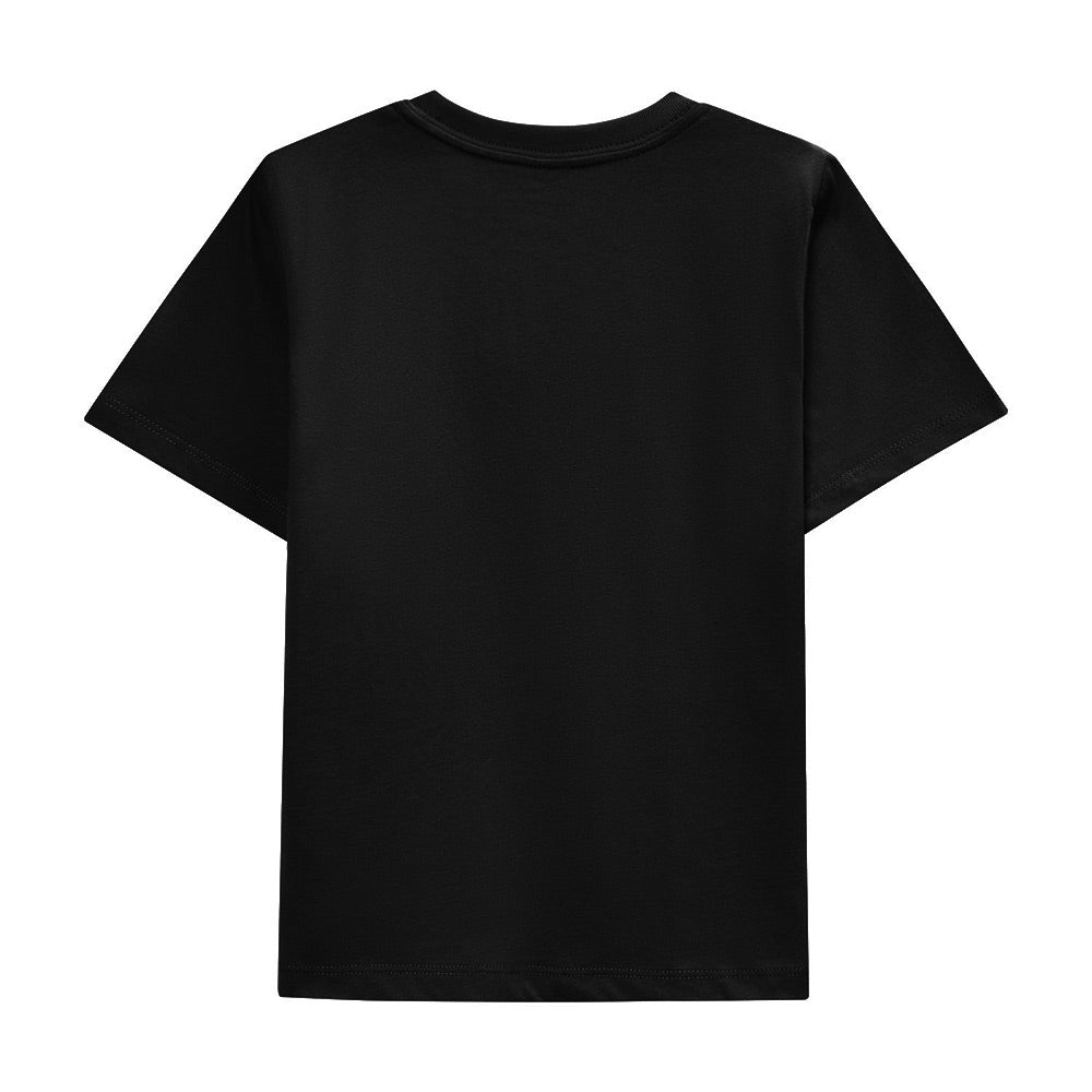 Kid's Regular Fit Cotton Crew Neck Printed Tee