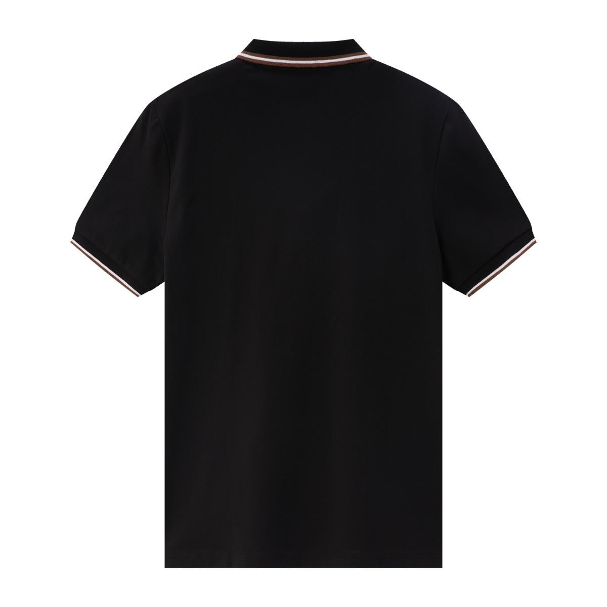 Men's Cotton Lycra Pique Polo - Slim Fit, Eagle Embroidery