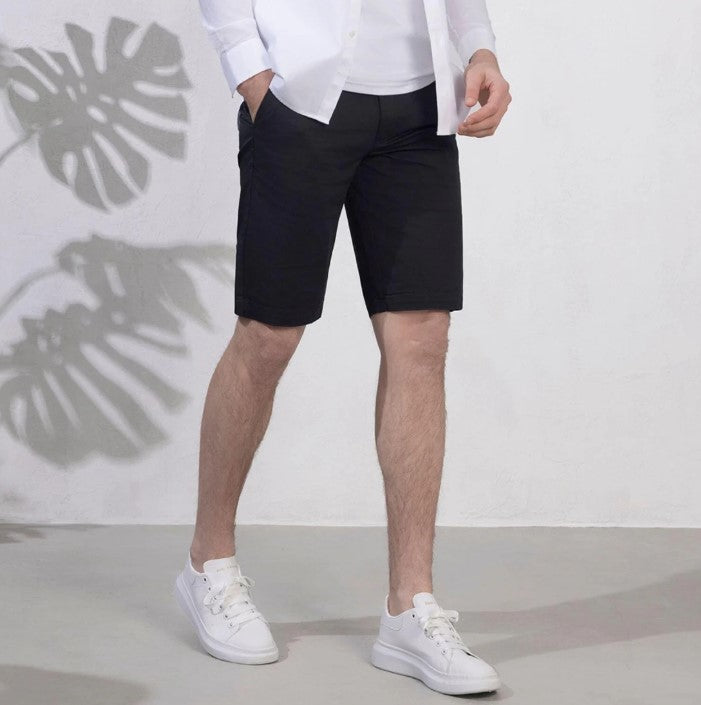 Men's Slim Fit Twill Shorts - Comfortable & Flexible