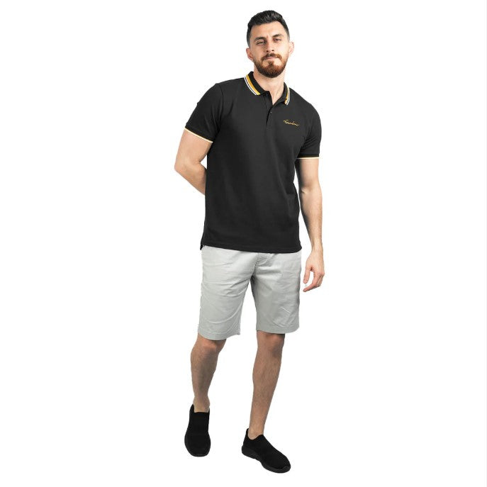 Men's Classic Slim Fit Polo with Signature Embroidery