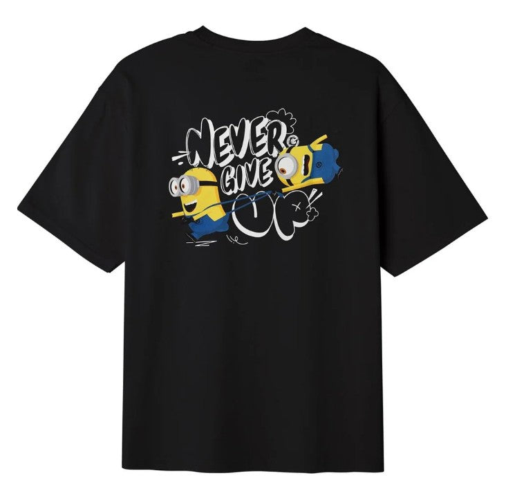 Men’s Relaxed Fit Cotton-Poly Crew Neck Print Tee | Minion Collection