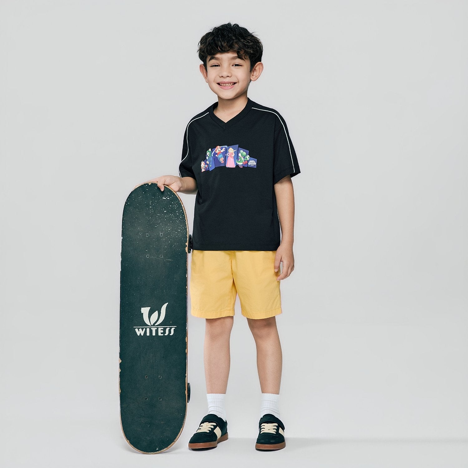 Junior Mario Relaxed Fit Print Tee