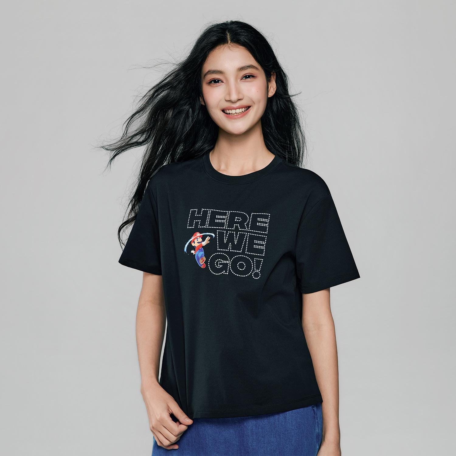 Women's Super Mario Relaxed PrintTee