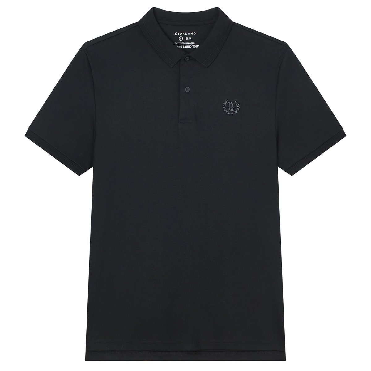 Men Slim Liquid Touch Cotton Polo Shirt