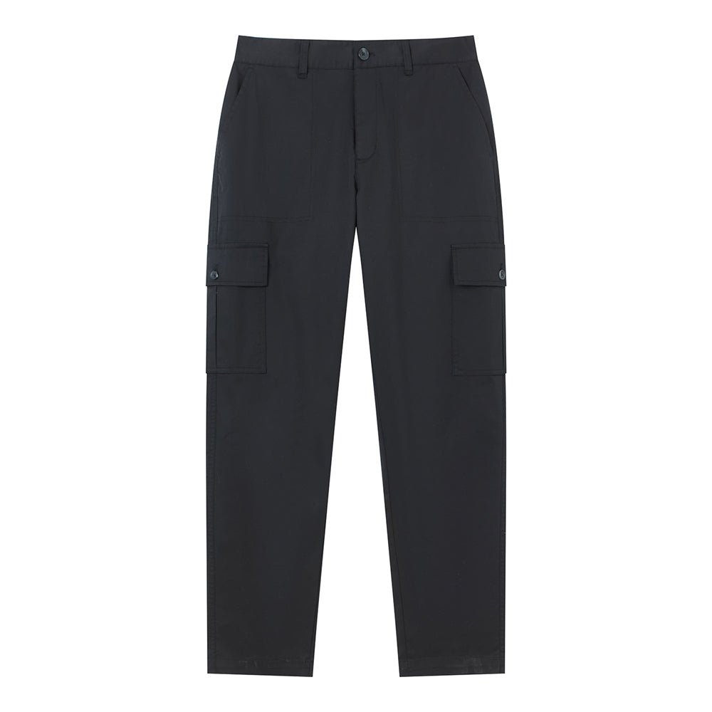 Men’s Relaxed Stretch Twill Cargo Khakis