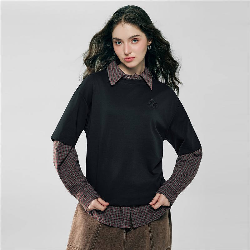 Women's Embroidered Cotton Liquid Touch Tee