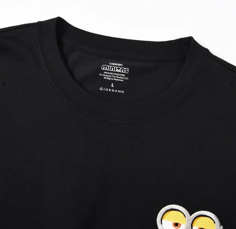 Men’s Relaxed Fit Cotton-Poly Crew Neck Print Tee | Minion Collection