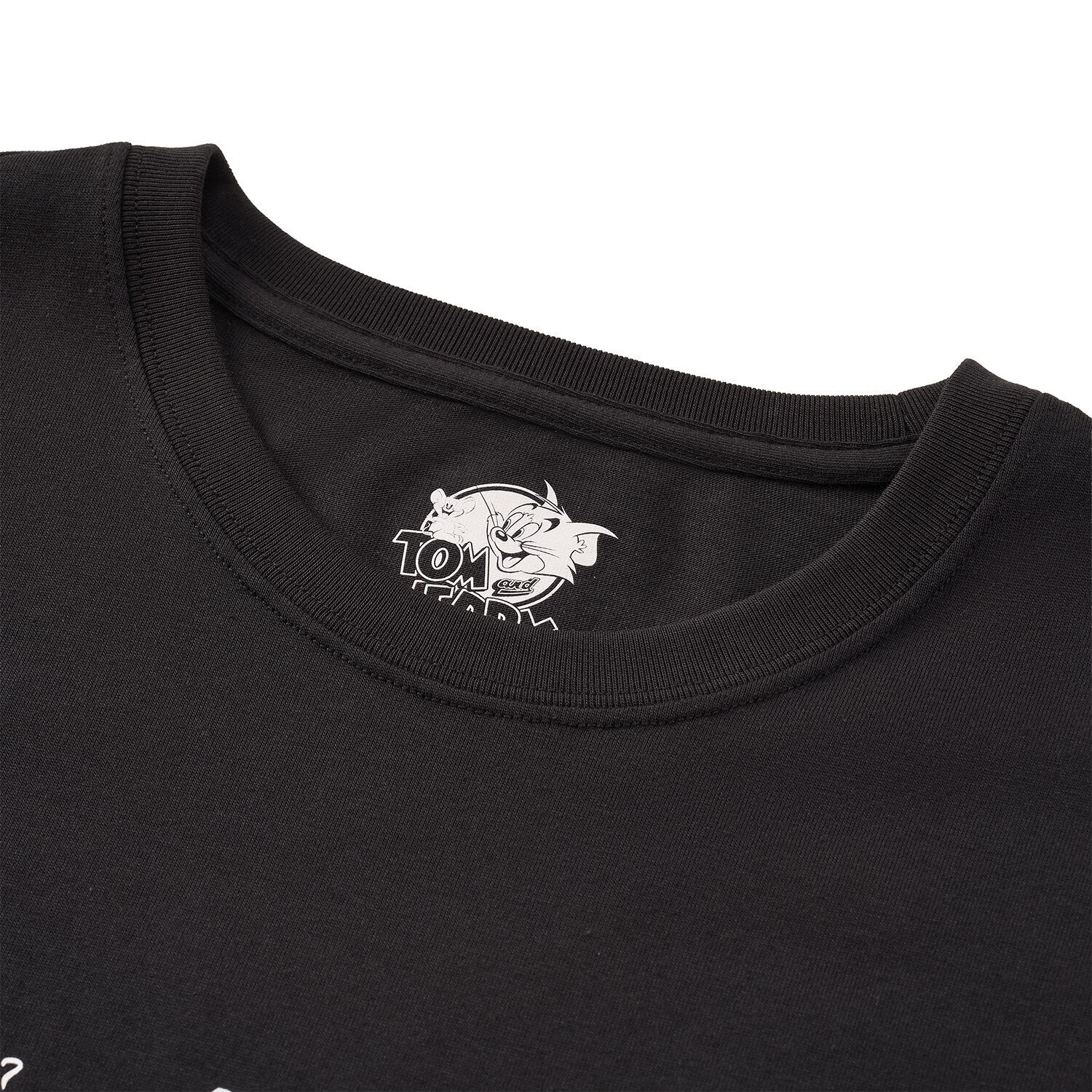 Men's Relaxed Fit Tom & Jerry Cotton Print Tee
