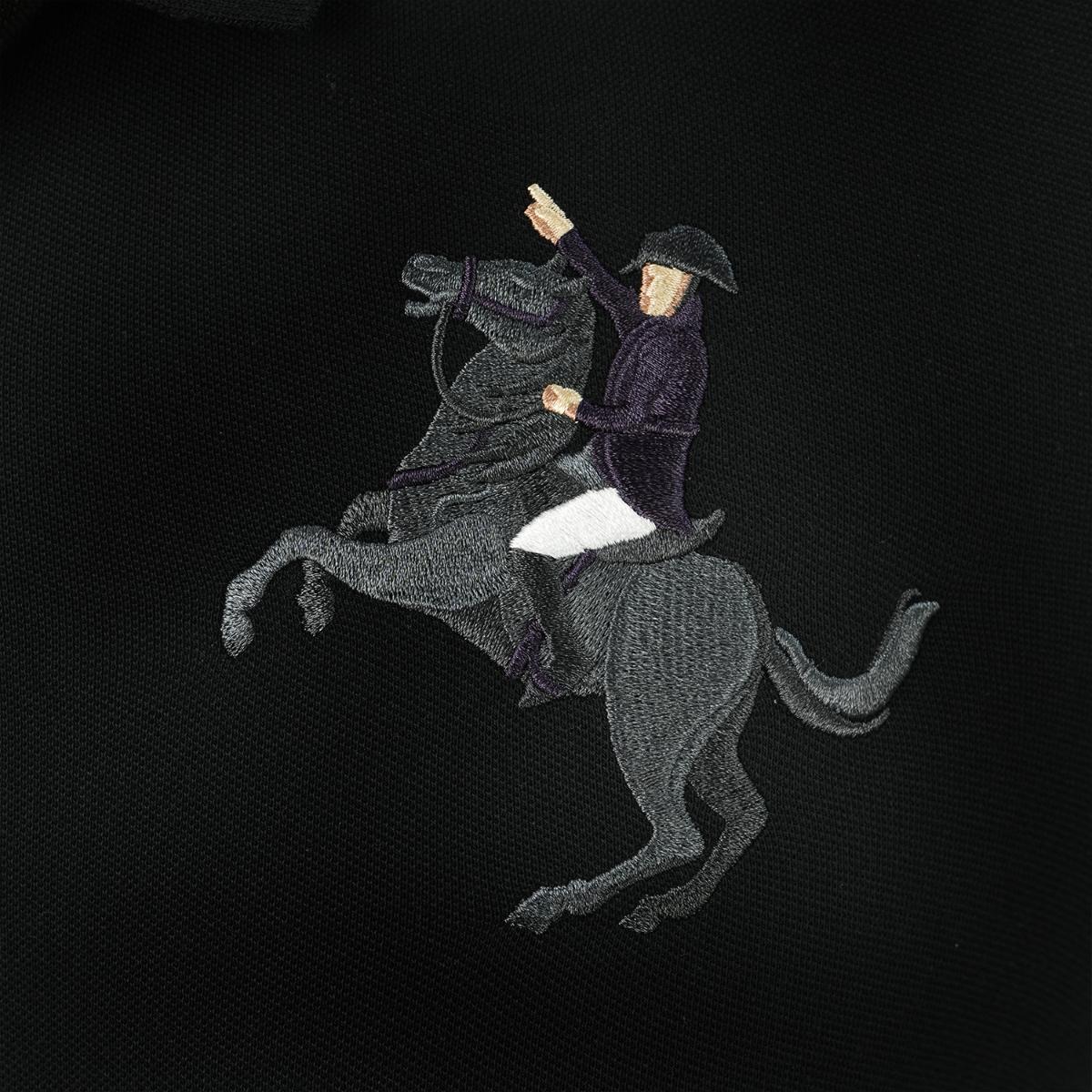 Men's Slim Fit Cotton Short Sleeve Napoleon Polo