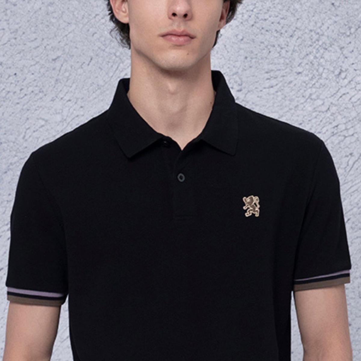 Men's Performance Polo: Classic Piqué, Tipped Collar, Embroidered Detail