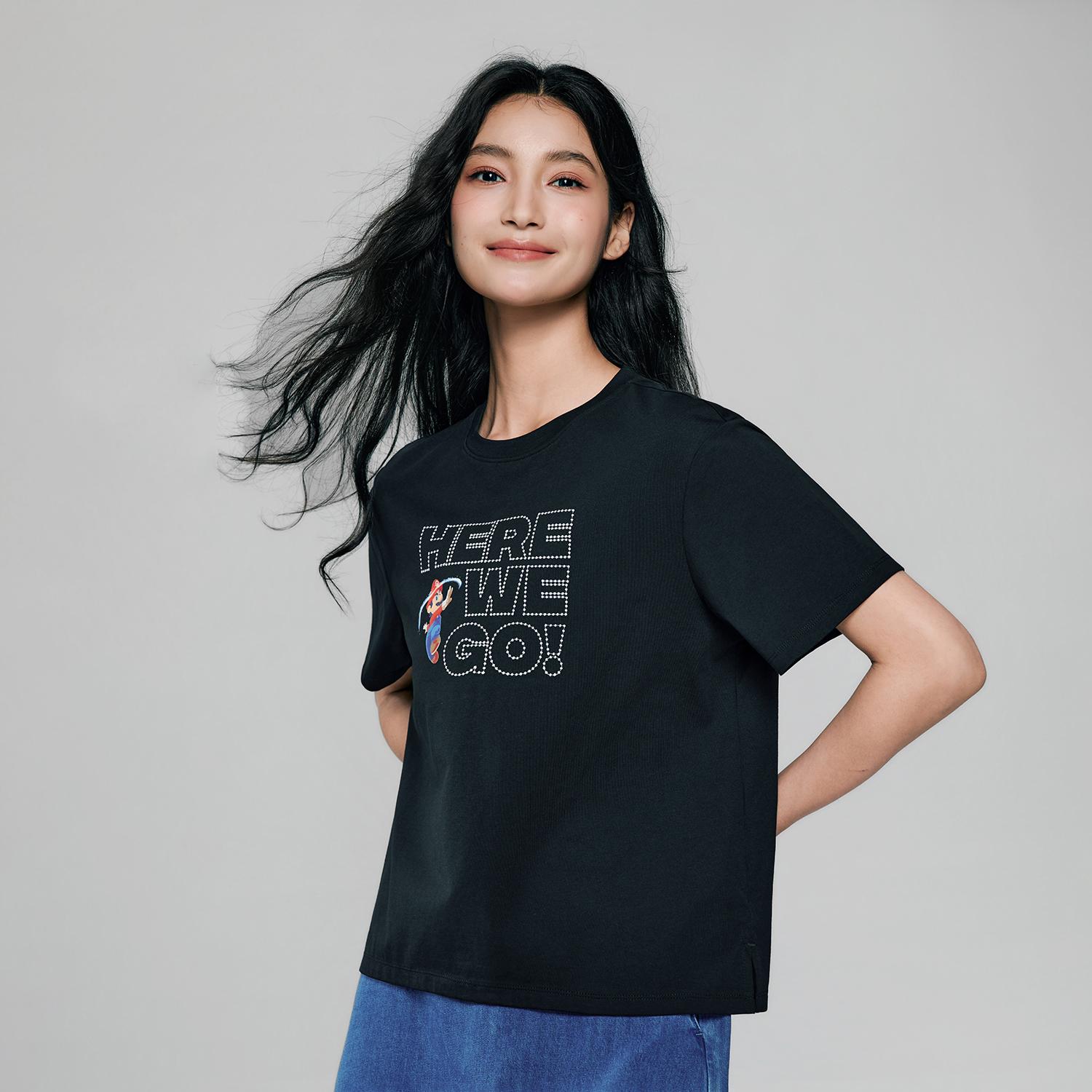 Women's Super Mario Relaxed PrintTee