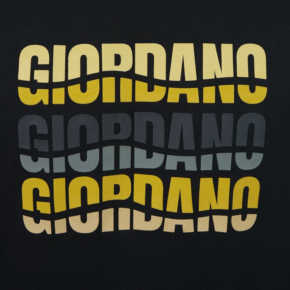 Men Slim Branding Logo Graphic Cotton Tee