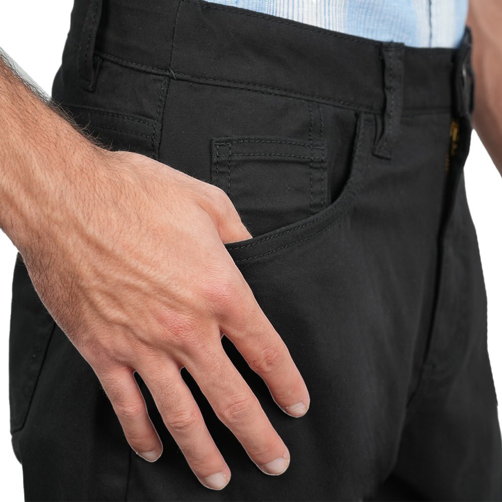 Men’s Cotton Regular Taper Stretch Twill Khakis