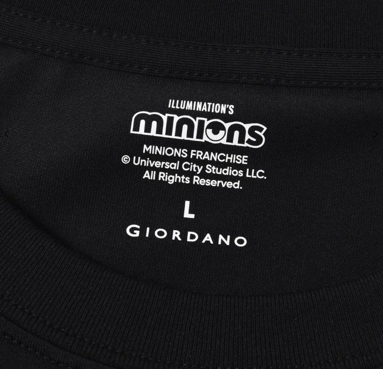 Men’s Relaxed Fit Cotton-Poly Crew Neck Print Tee | Minion Collection