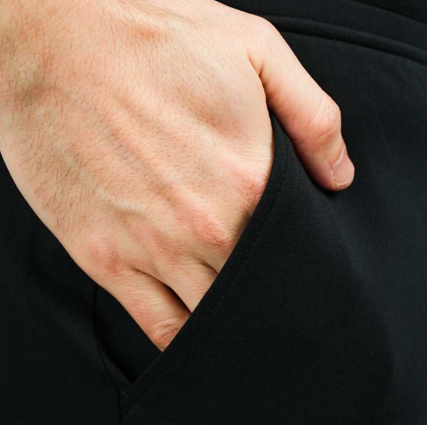 Cotton/Polyester/Spandex Interlock Min Rise Slim Tpril Elastic Wirst