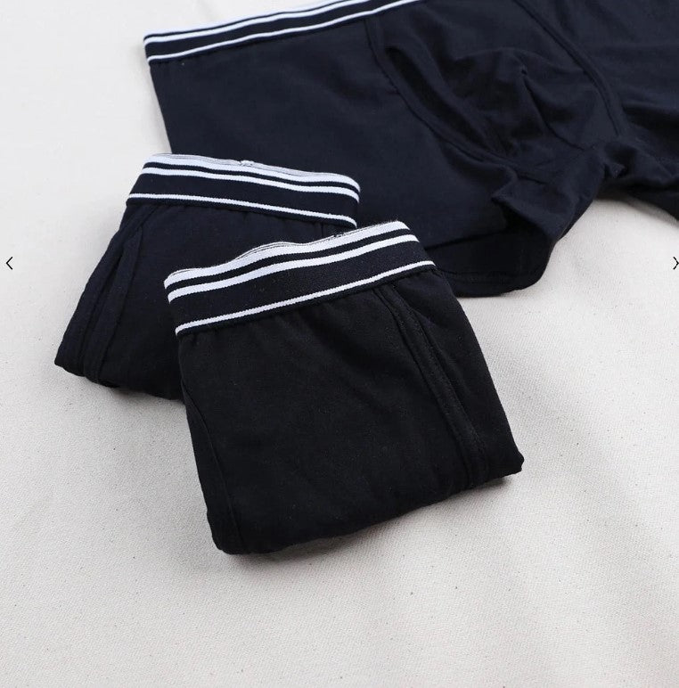 Men's Cotton Spandex Jersey 3-Pack Trunks