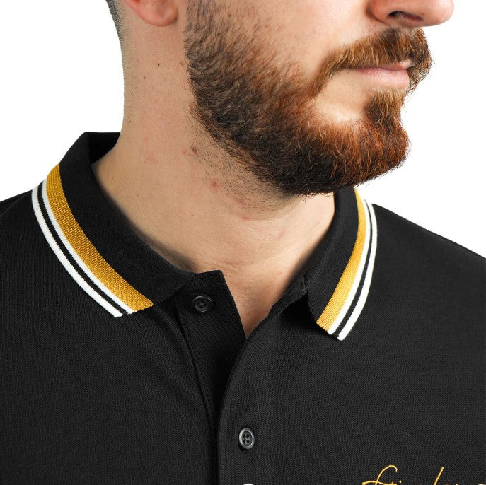 Men's Classic Slim Fit Polo with Signature Embroidery