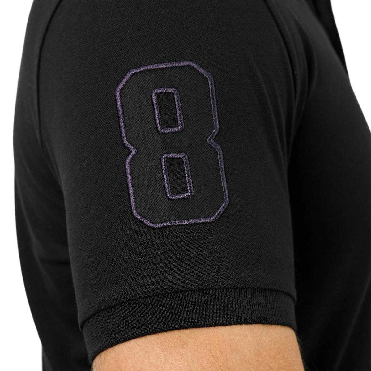 Men's Slim Fit Cotton Short Sleeve Napoleon Polo