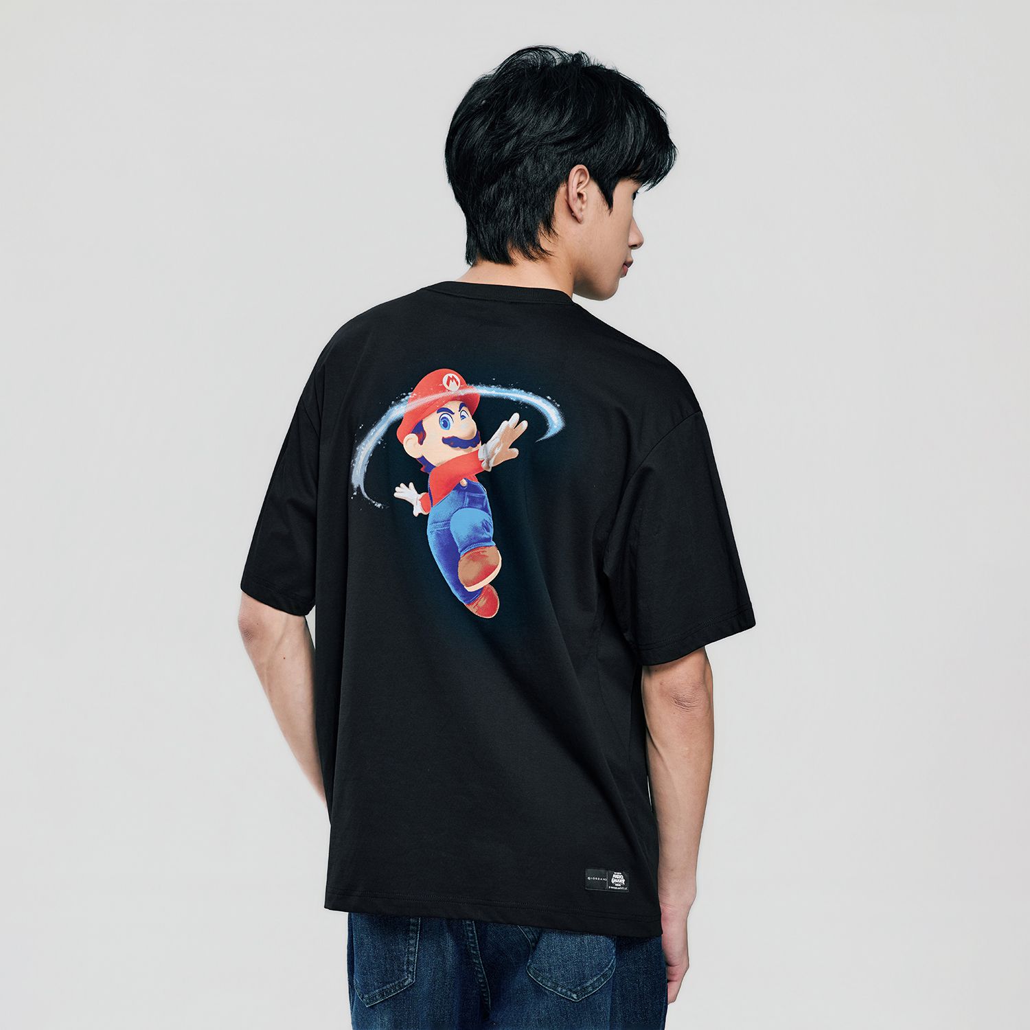 Men's Super Mario Relaxed Print Tee